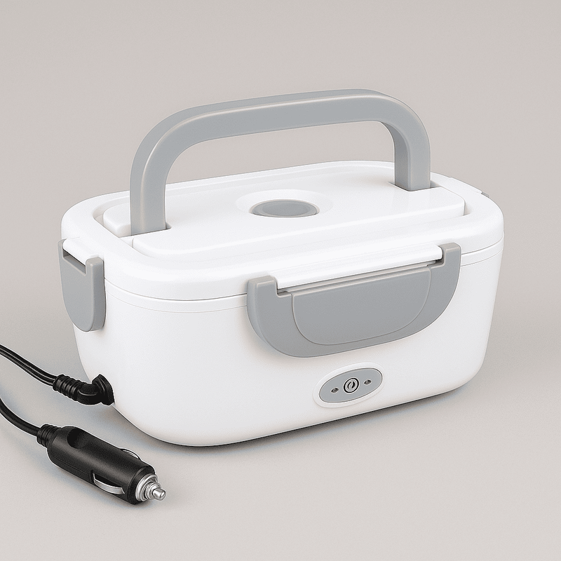 HotBox Inox™ – Fiambrera Eléctrica 2 en 1 con Calentamiento Rápido